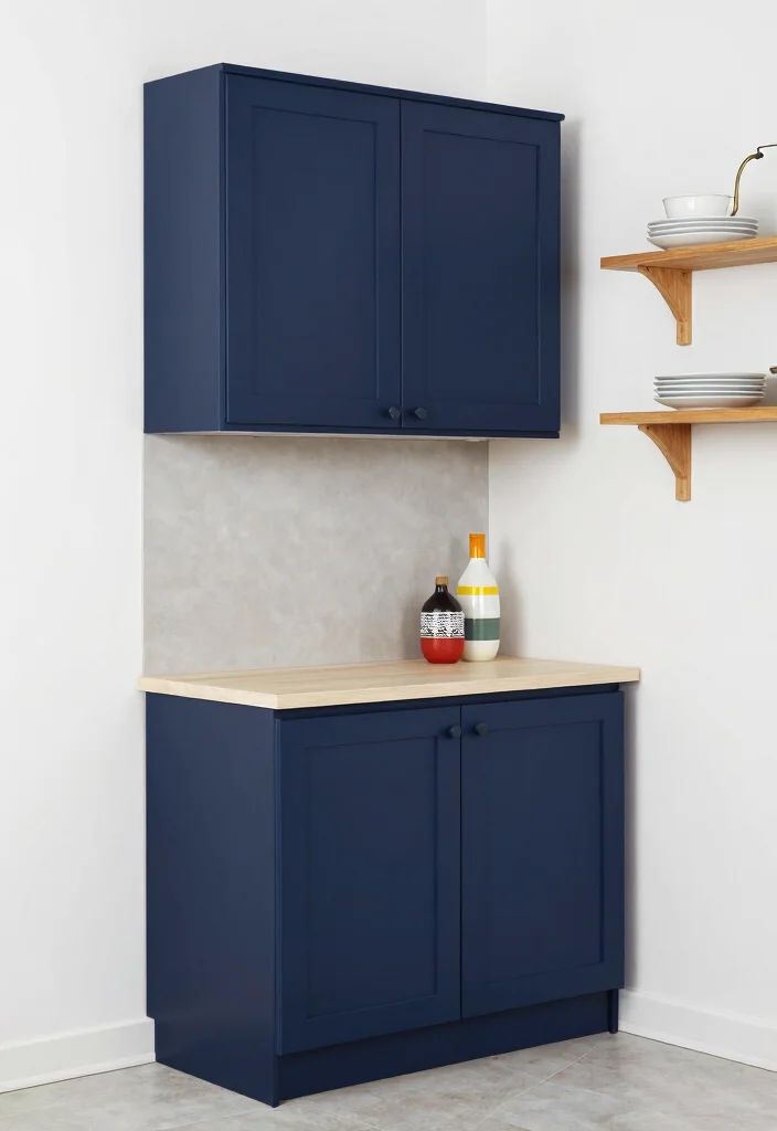 17 Slim Shaker Cabinets Kitchen Ideas With Modern Lines 3 17 Slim Shaker Cabinets Kitchen Ideas With Modern Lines - 3. Bold Accent Colors 1