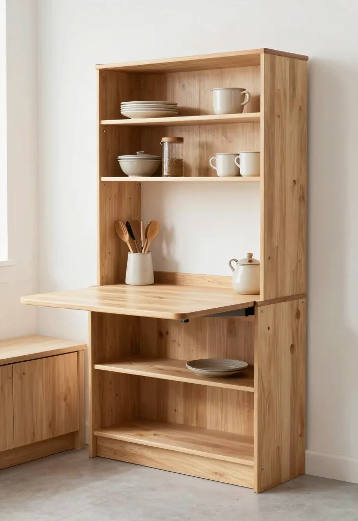 17 Slim Shaker Cabinets Kitchen Ideas With Modern Lines 6 17 Slim Shaker Cabinets Kitchen Ideas With Modern Lines - 6. Multi-Functional Units 1