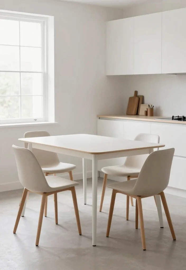 17 Small Kitchen Table Ideas That Fit Every Space 14 17 Small Kitchen Table Ideas That Fit Every Space - 14. Minimalistic Designs 1