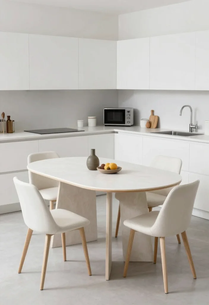 17 Small Kitchen Table Ideas That Fit Every Space 16 17 Small Kitchen Table Ideas That Fit Every Space - 16. Creative Shapes 1