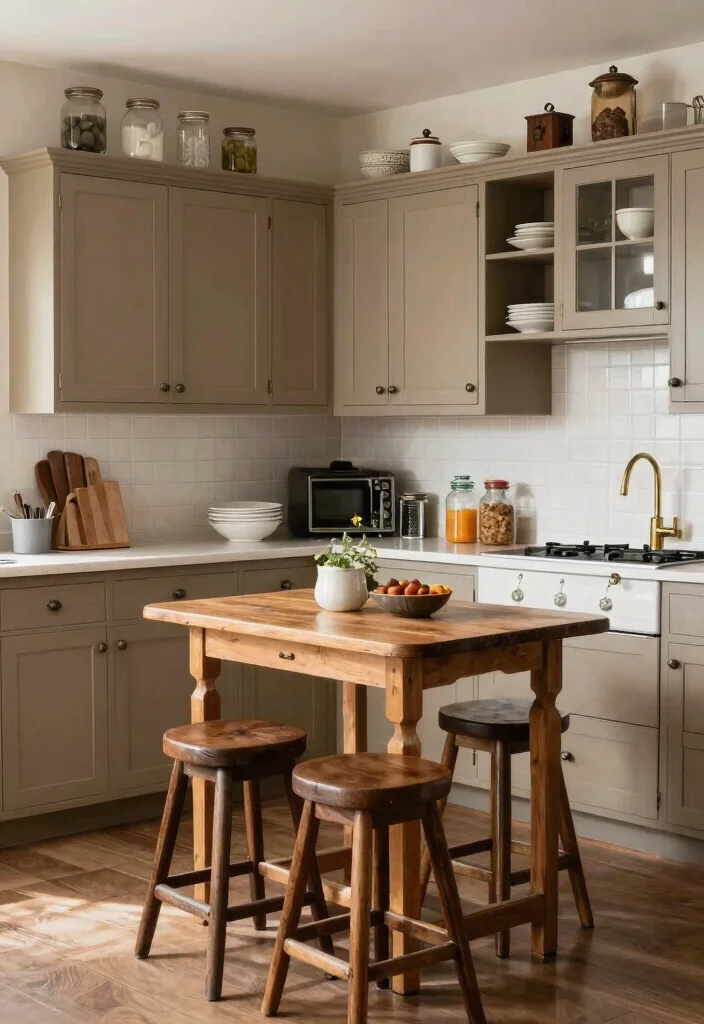 18 Cappuccino Kitchen Cabinets Ideas With Soft Warm Tone 11 18 Cappuccino Kitchen Cabinets Ideas With Soft Warm Tone - 11. Vintage Accent Pieces 1