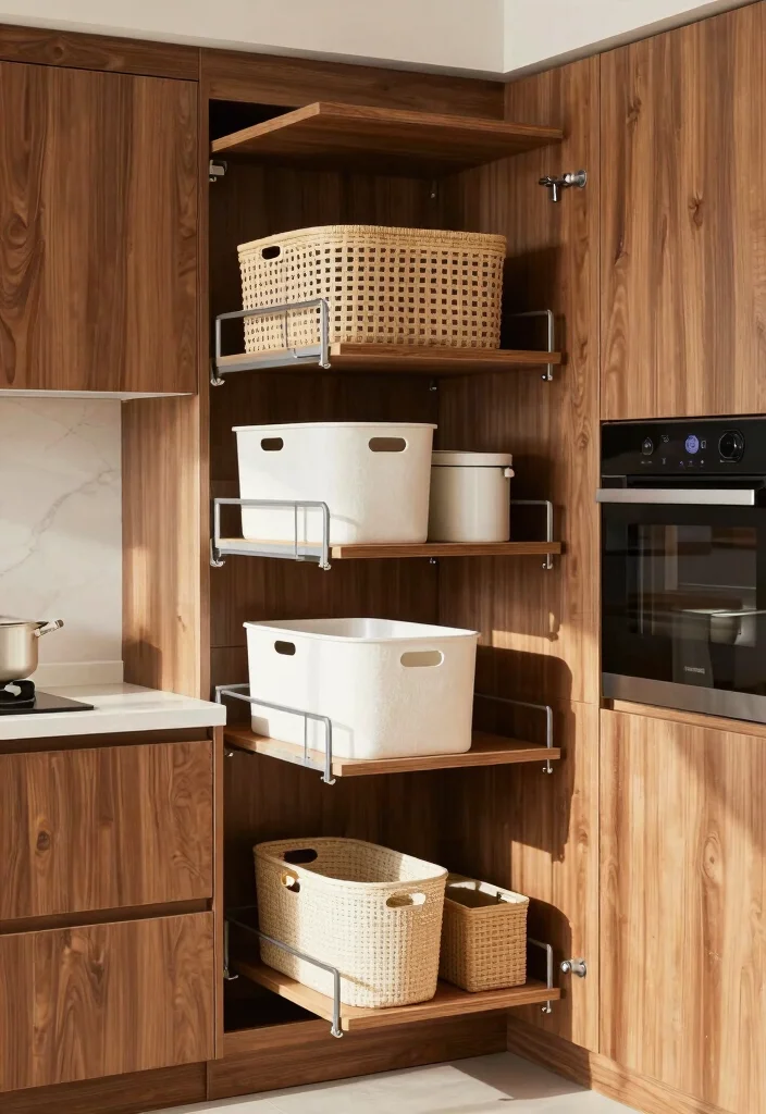 18 Cappuccino Kitchen Cabinets Ideas With Soft Warm Tone 13 18 Cappuccino Kitchen Cabinets Ideas With Soft Warm Tone - 13. Smart Storage Solutions 1