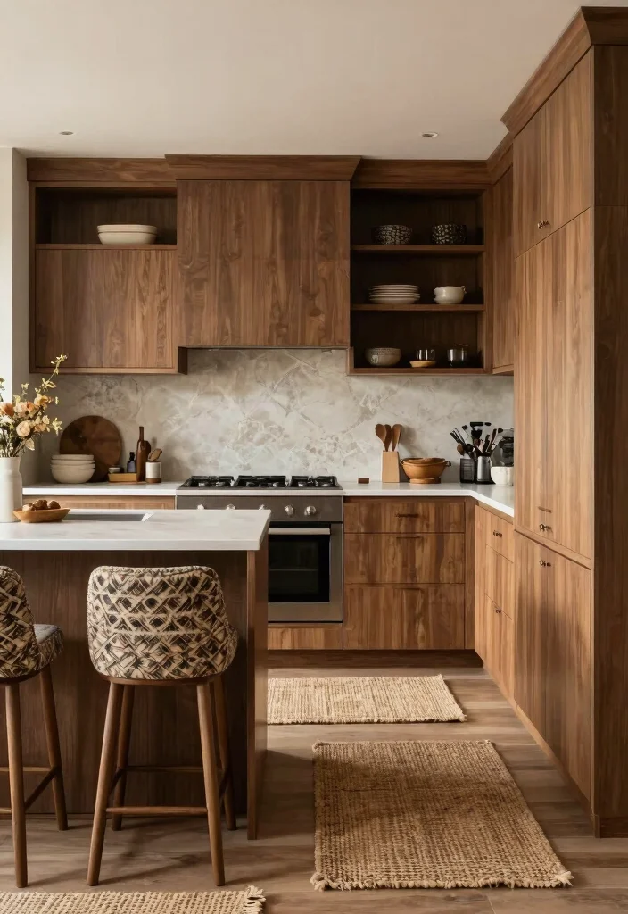 18 Cappuccino Kitchen Cabinets Ideas With Soft Warm Tone 14 18 Cappuccino Kitchen Cabinets Ideas With Soft Warm Tone - 14. Layered Textures 1