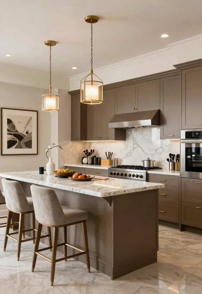 18 Cappuccino Kitchen Cabinets Ideas With Soft Warm Tone 15 18 Cappuccino Kitchen Cabinets Ideas With Soft Warm Tone - 15. Open Concept with a Touch of Luxury 1