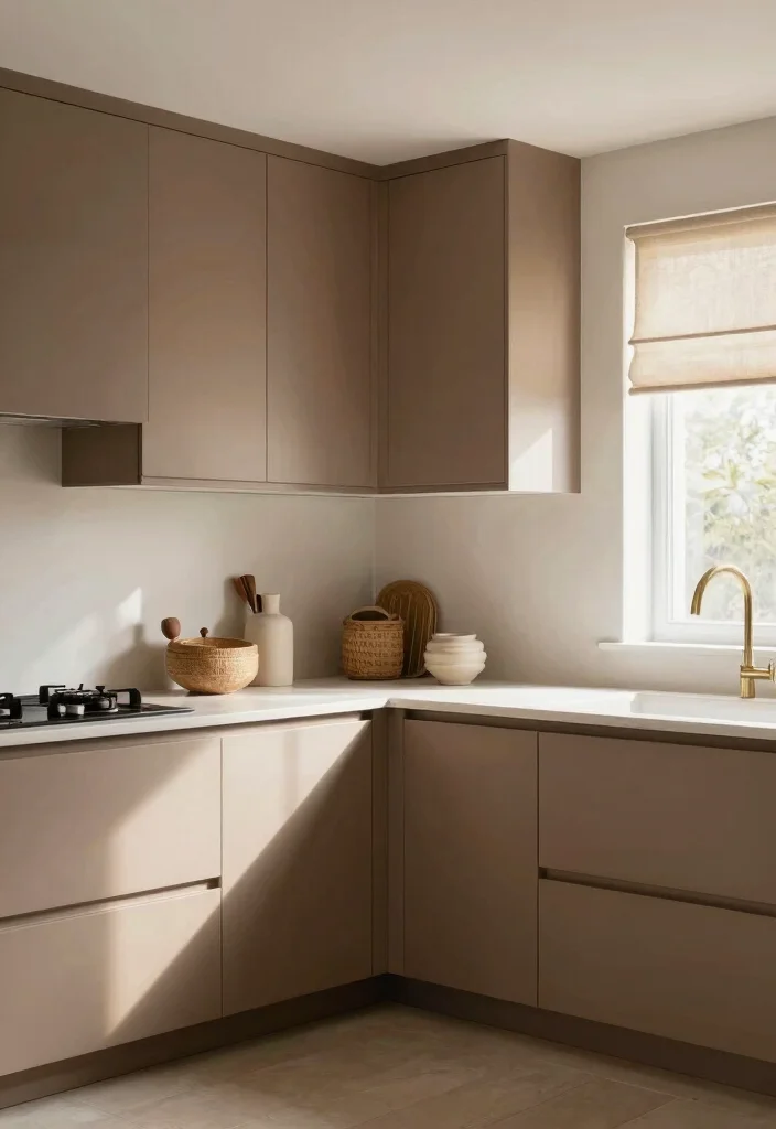 18 Cappuccino Kitchen Cabinets Ideas With Soft Warm Tone 6 18 Cappuccino Kitchen Cabinets Ideas With Soft Warm Tone - 6. Monochromatic Elegance 1