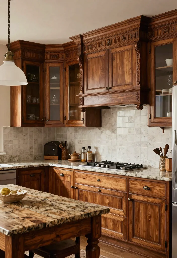 18 Cappuccino Kitchen Cabinets Ideas With Soft Warm Tone 7 18 Cappuccino Kitchen Cabinets Ideas With Soft Warm Tone - 7. Timeless Traditional Style 1