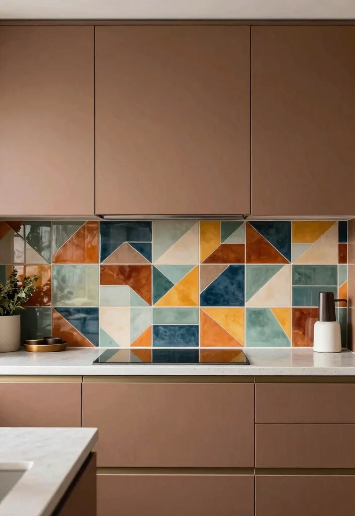 18 Cappuccino Kitchen Cabinets Ideas With Soft Warm Tone 9 18 Cappuccino Kitchen Cabinets Ideas With Soft Warm Tone - 9. Bold Backsplashes 1