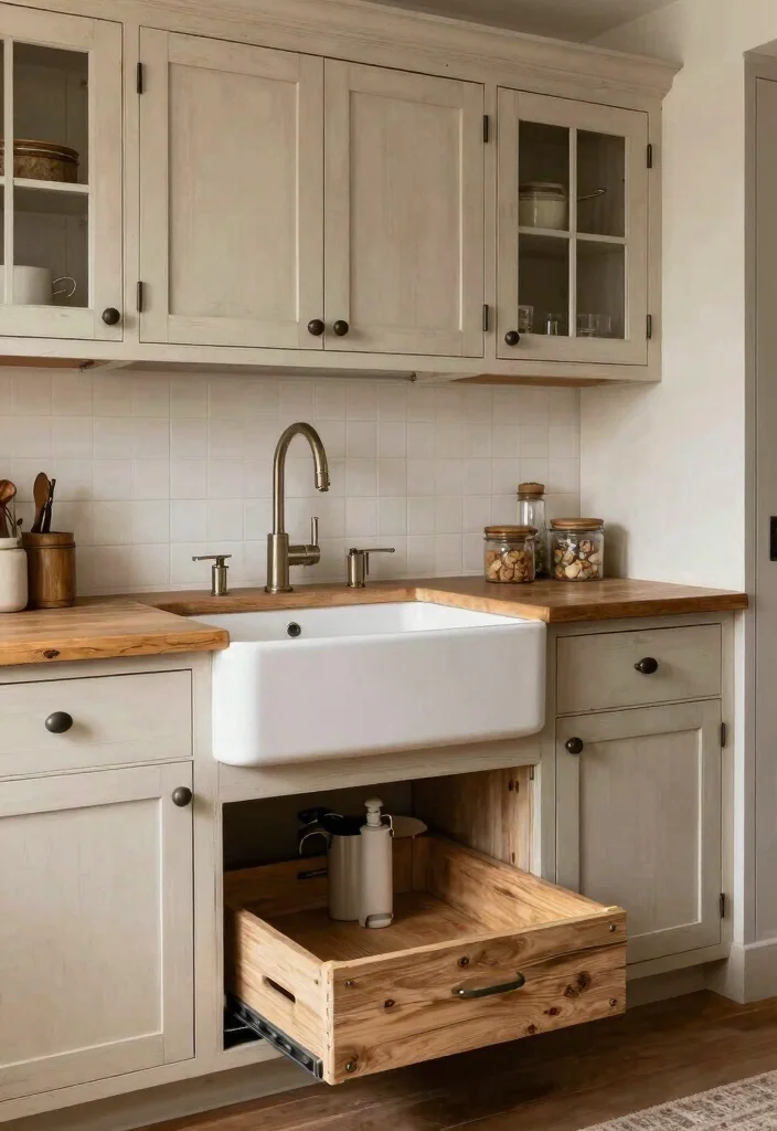 18 Farmhouse Kitchen Sink Ideas With Timeless Charm 15 18 Farmhouse Kitchen Sink Ideas With Timeless Charm - 15. Farmhouse Sink with Custom Cabinetry 1