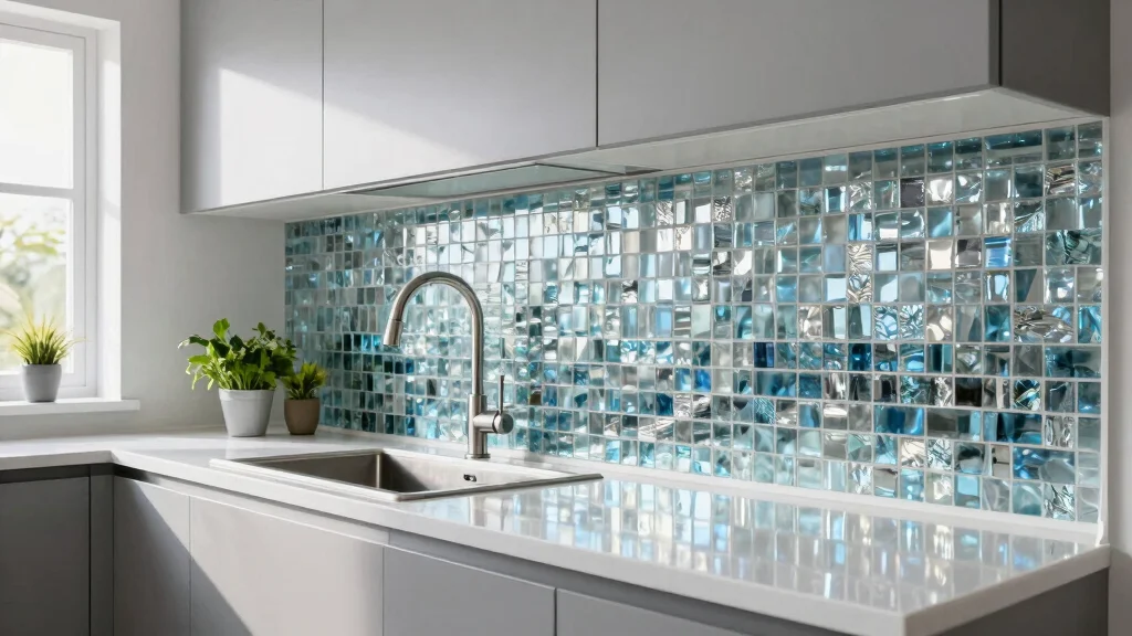 18 Glass Kitchen Backsplash Ideas With Sleek Shine