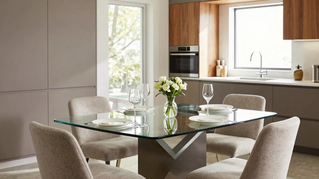 18 Glass Kitchen Table Ideas With Elegant Finish