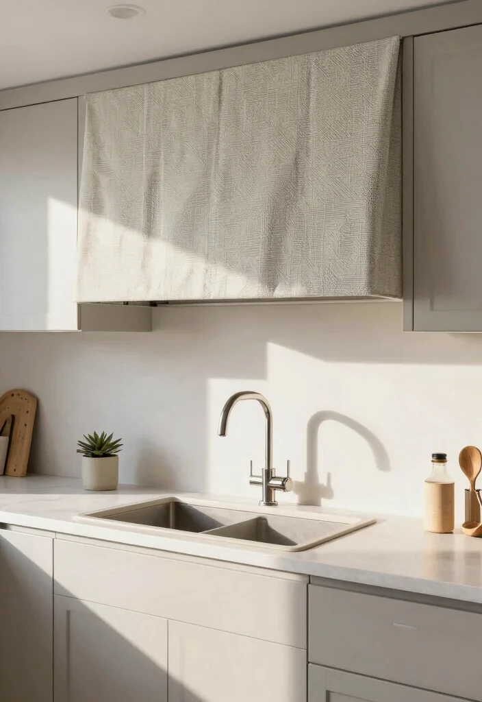 18 Kitchen Blinds Ideas Above Sink That Look Sleek - 14. Stylish Valances 1