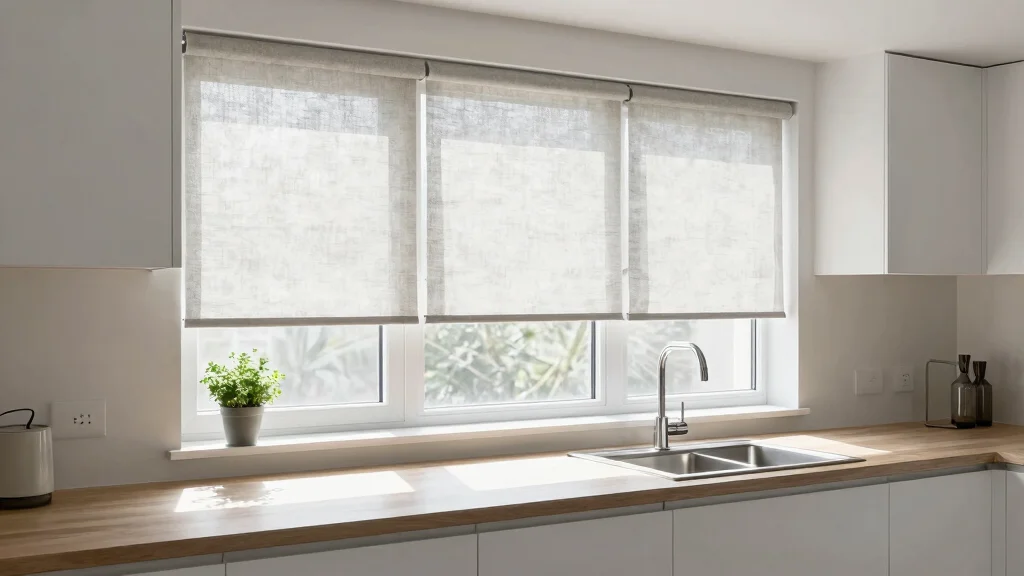 18 Kitchen Blinds Ideas Above Sink That Look Sleek