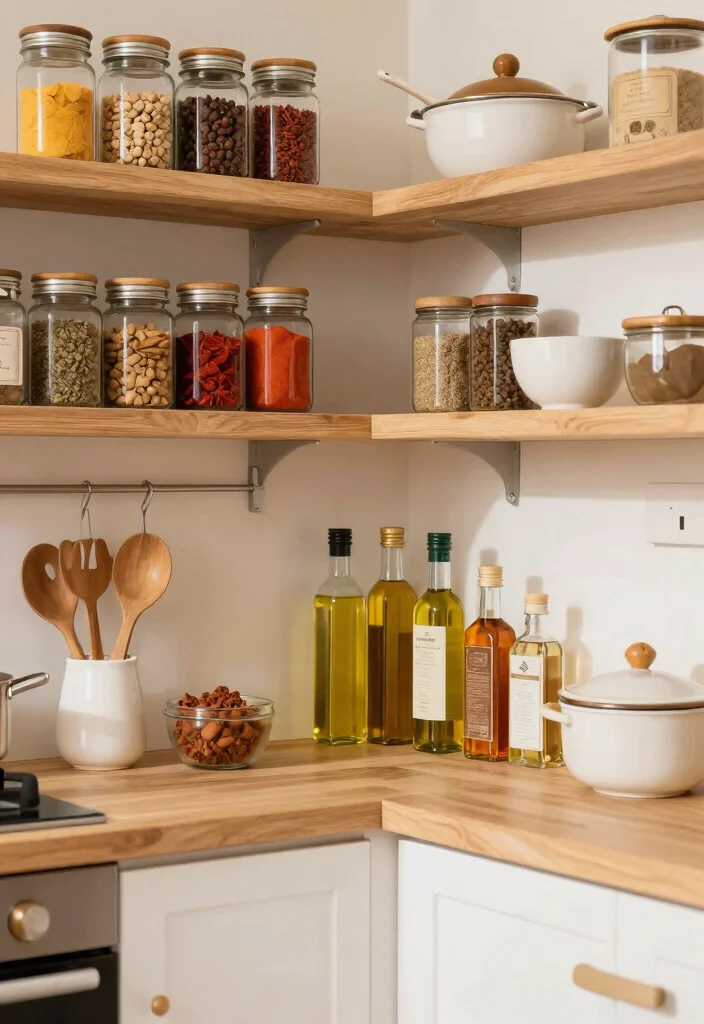 18 Kitchen Pantry Organization Ideas That Maximize Storage - 12. Create a Cooking Zone 1