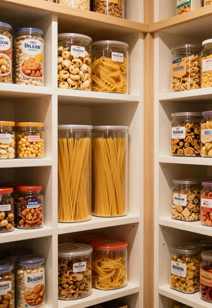 18 Kitchen Pantry Organization Ideas That Maximize Storage - 6. Use Vertical Dividers 1