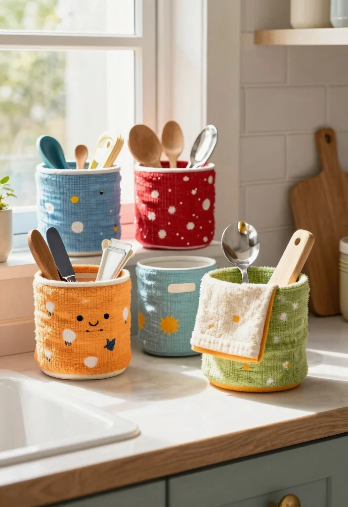 18 Kitchen Towels Crafts Ideas With Cute DIY Touch 10 18 Kitchen Towels Crafts Ideas With Cute DIY Touch - 10. Towel Baskets 1