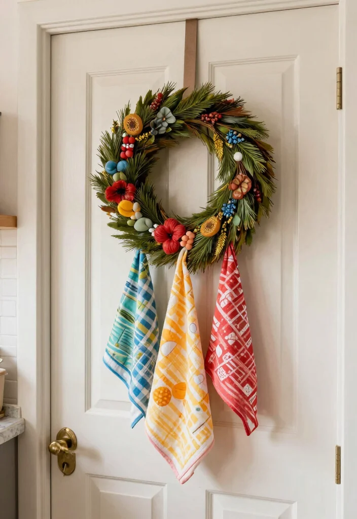 18 Kitchen Towels Crafts Ideas With Cute DIY Touch 16 18 Kitchen Towels Crafts Ideas With Cute DIY Touch - 16. Towel Wreaths 1