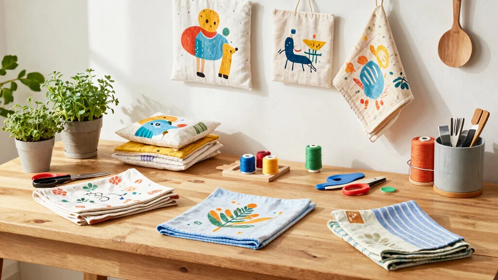 18 Kitchen Towels Crafts Ideas With Cute DIY Touch