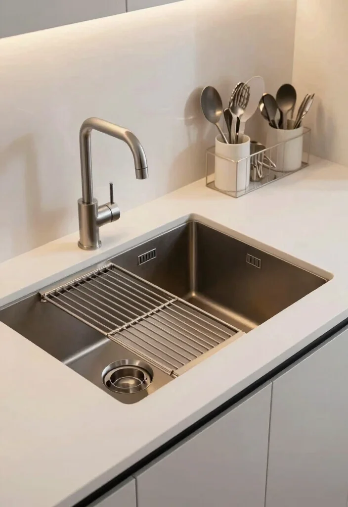 18 Small Kitchen Sink Ideas With Compact Function 16 18 Small Kitchen Sink Ideas With Compact Function - 16. Sinks with Integrated Draining Boards 1