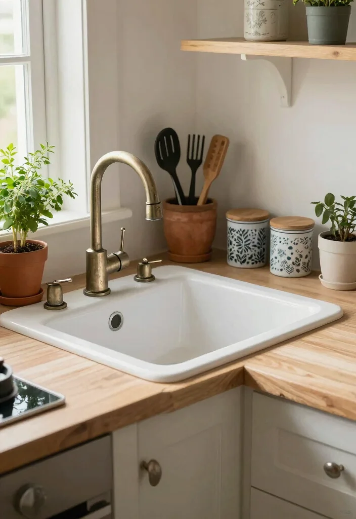 18 Small Kitchen Sink Ideas With Compact Function 2 18 Small Kitchen Sink Ideas With Compact Function - 2. Corner Sinks for Space Efficiency 1