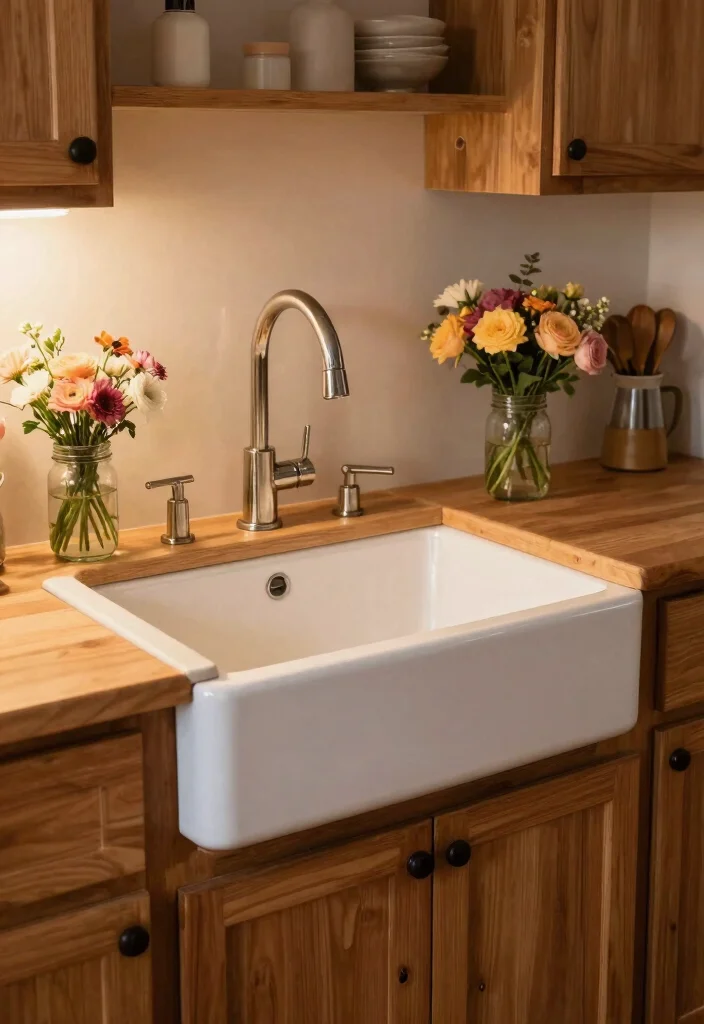 18 Small Kitchen Sink Ideas With Compact Function 4 18 Small Kitchen Sink Ideas With Compact Function - 4. Farmhouse Style Sinks 1