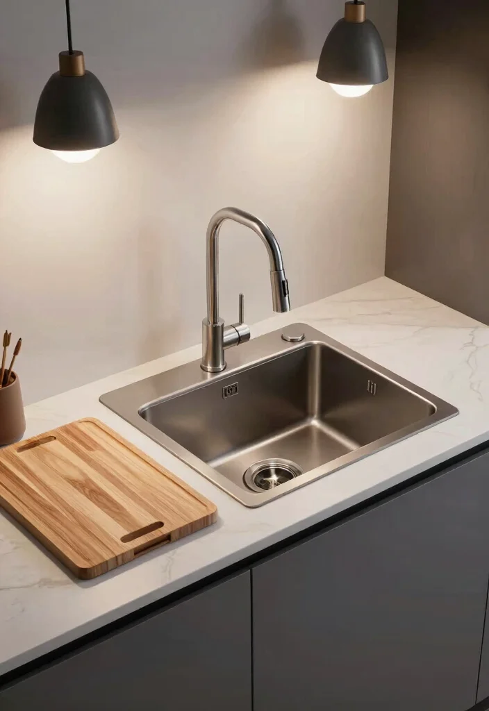 18 Small Kitchen Sink Ideas With Compact Function 7 18 Small Kitchen Sink Ideas With Compact Function - 7. Convertible Sinks 1