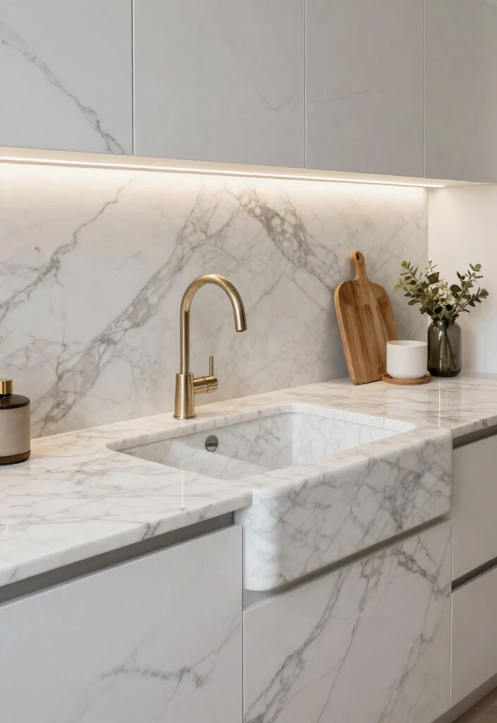 18 Viola Marble Kitchen Ideas With Luxurious Veining 14 18 Viola Marble Kitchen Ideas With Luxurious Veining - 14. Customized Viola Marble Designs 1