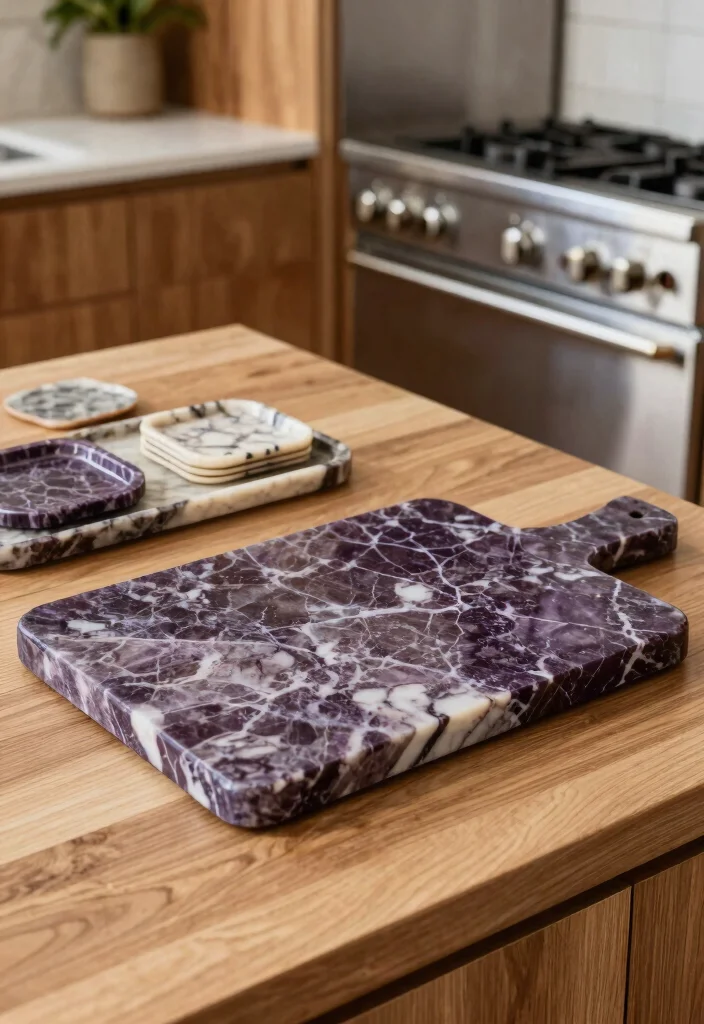 18 Viola Marble Kitchen Ideas With Luxurious Veining 5 18 Viola Marble Kitchen Ideas With Luxurious Veining - 5. Incorporating Viola Marble Accents 1