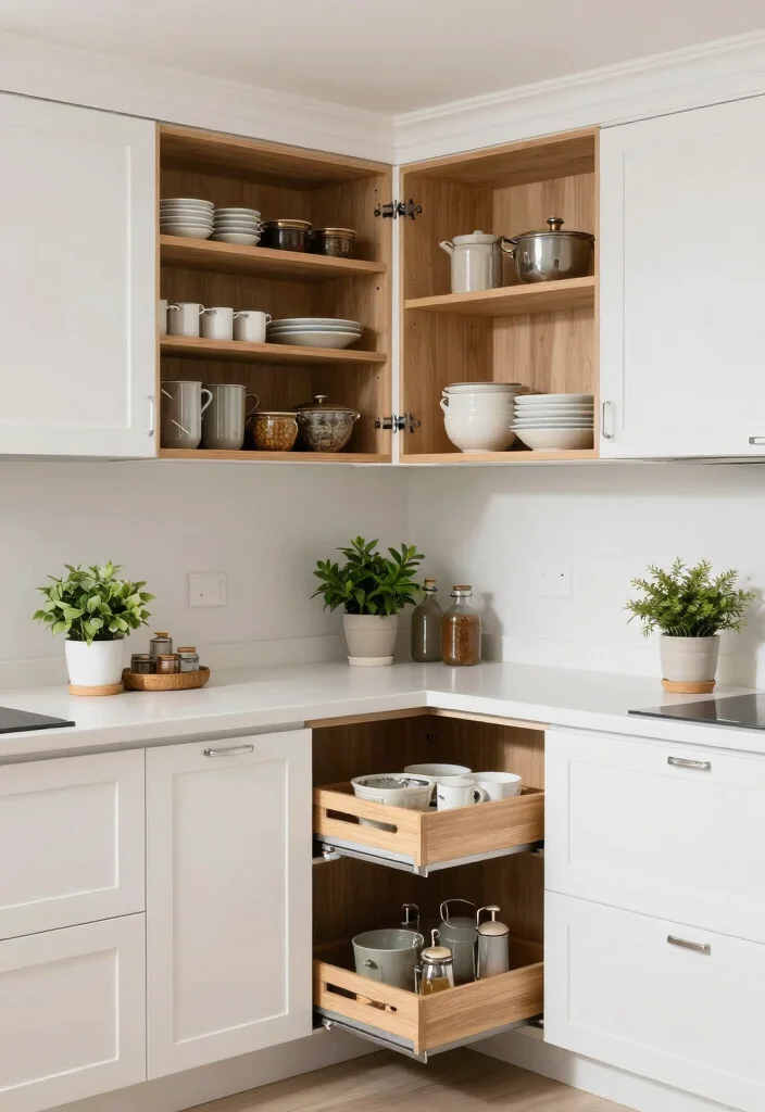 18 White Oak Kitchen Cabinets Ideas With Warm Natural Elegance - 12. Smart Storage Solutions 1