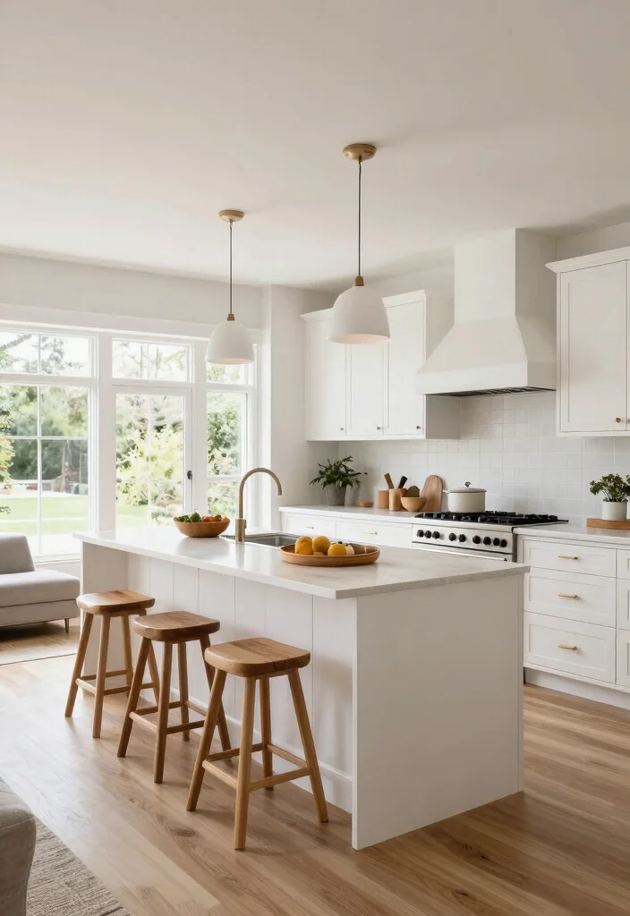 18 White Oak Kitchen Cabinets Ideas With Warm Natural Elegance - 15. Open Concept Layout 1