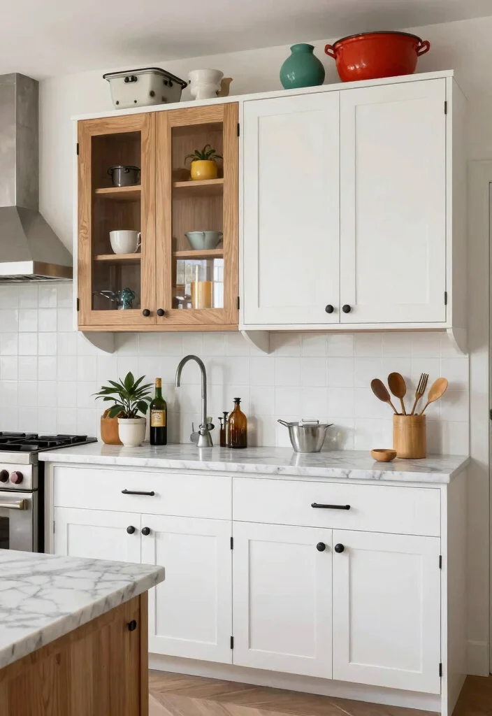 18 White Oak Kitchen Cabinets Ideas With Warm Natural Elegance - 17. Mixing Styles with White Oak 1