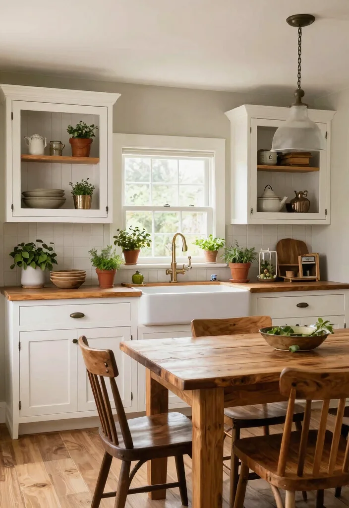 18 White Oak Kitchen Cabinets Ideas With Warm Natural Elegance - 3. Farmhouse Charm with White Oak Cabinets 1