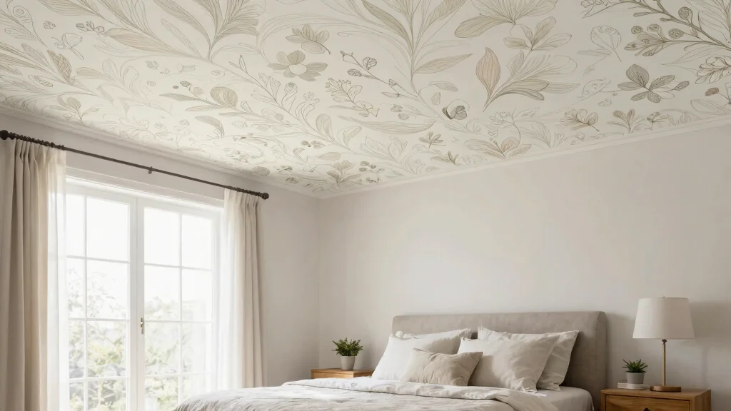 12 Ceiling Wallpaper Ideas for Bedrooms That Don't Feel Overwhelming