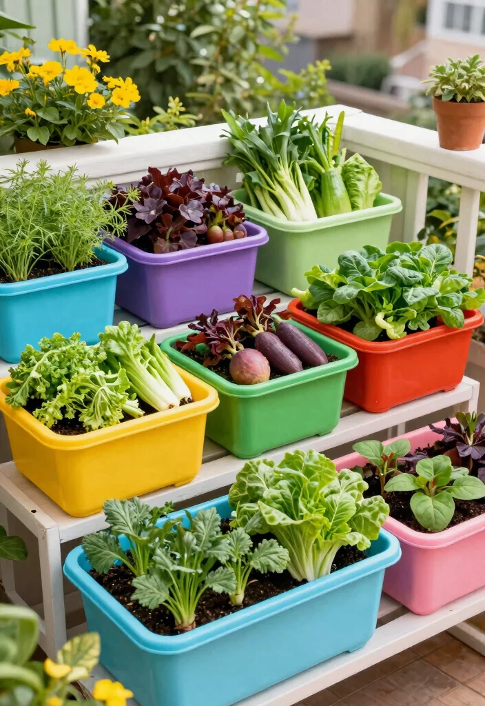 12 Cheap Raised Garden Beds That Don't Fall Apart by Fall - 4. Plastic Storage Container Planters 1
