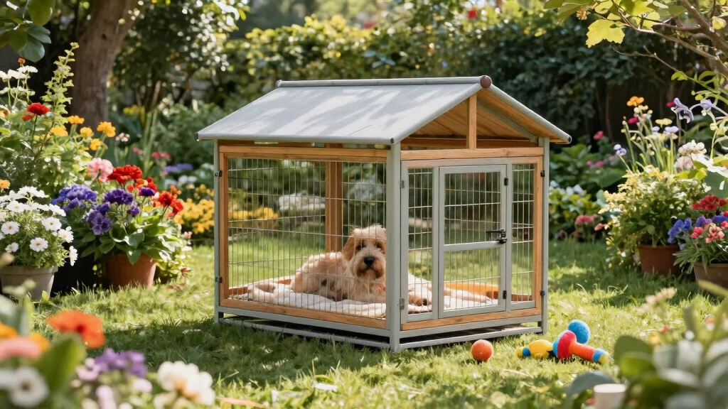 12 Dog Cage Outdoor Ideas That Provide Shade and Stay Secure