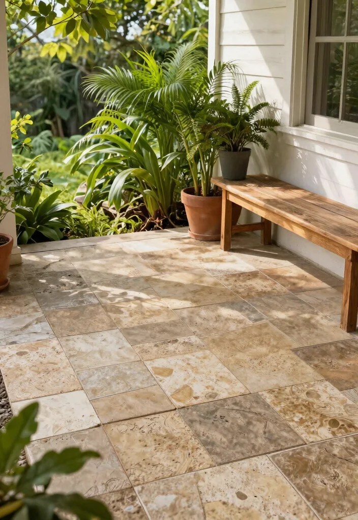 12 Front Porch Tile Ideas That Handle Weather and Foot Traffic - 6. Eco-Friendly Tiles for a Sustainable Choice 1