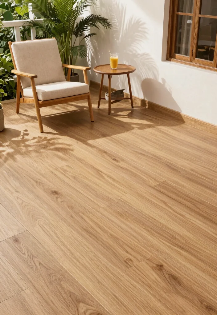 12 Front Porch Tile Ideas That Handle Weather and Foot Traffic - 8. Wood-Look Tiles for Warmth and Ease 1