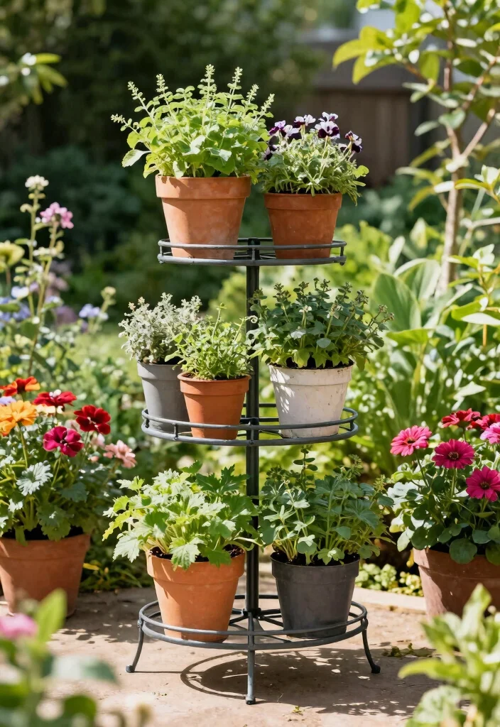 12 Outdoor Metal Plant Stands That Won't Rust or Tip Over - 9. The Elevated Garden Stand 1