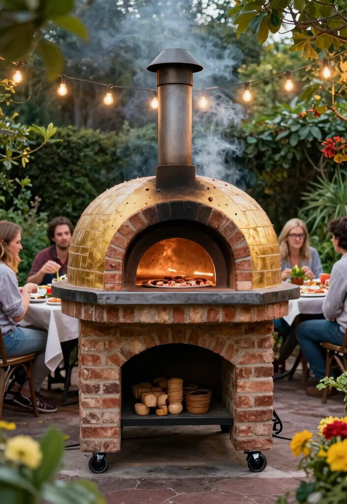 12 Outdoor Pizza Oven Ideas That Don't Require a Built-In Setup - 1. The Classic Wood-Fired Oven on Wheels 1