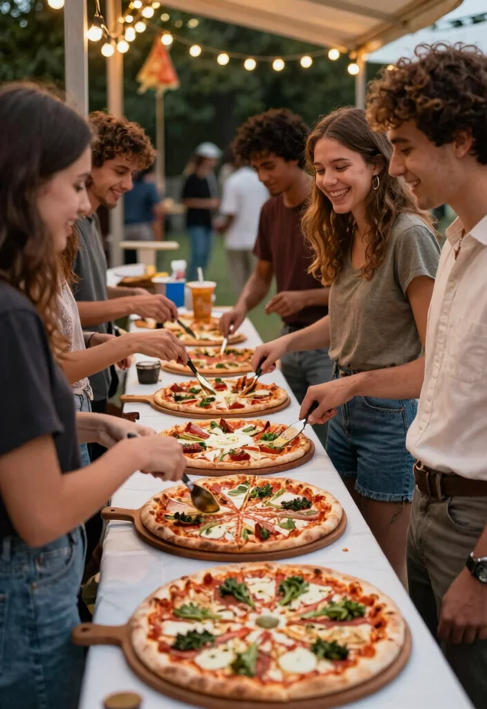 12 Outdoor Pizza Oven Ideas That Don't Require a Built-In Setup - 12. Themed Pizza Nights 1