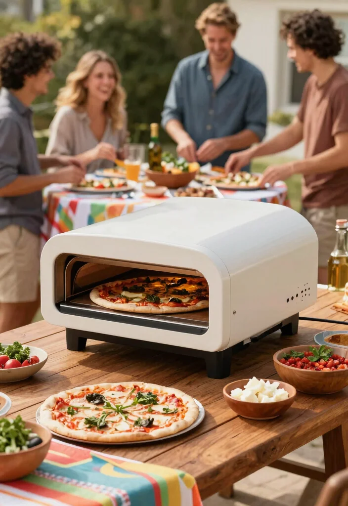 12 Outdoor Pizza Oven Ideas That Don't Require a Built-In Setup - 2. Compact Tabletop Pizza Oven 1