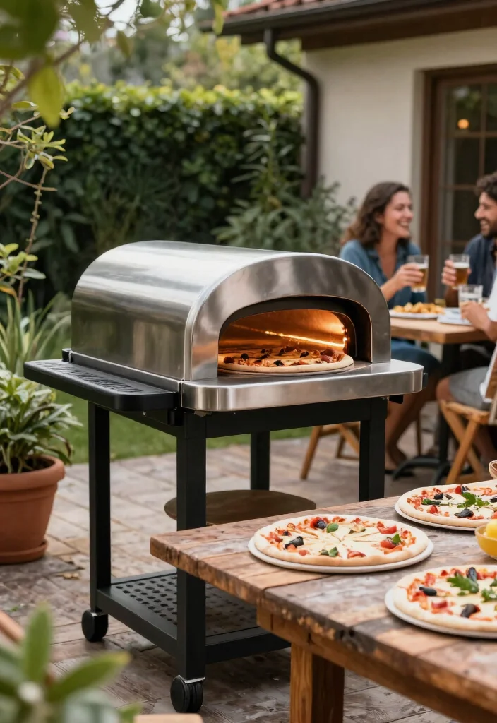 12 Outdoor Pizza Oven Ideas That Don't Require a Built-In Setup - 4. Gas-Powered Pizza Oven 1