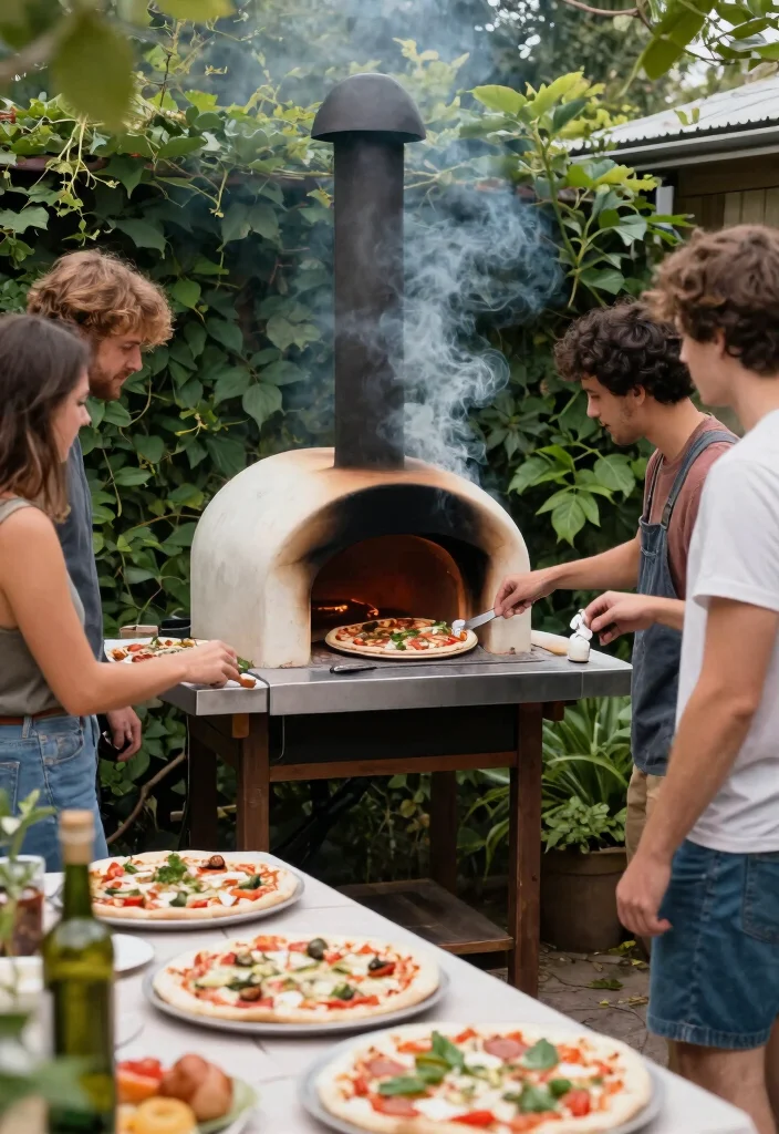 12 Outdoor Pizza Oven Ideas That Don't Require a Built-In Setup - 7. Charcoal Pizza Oven 1