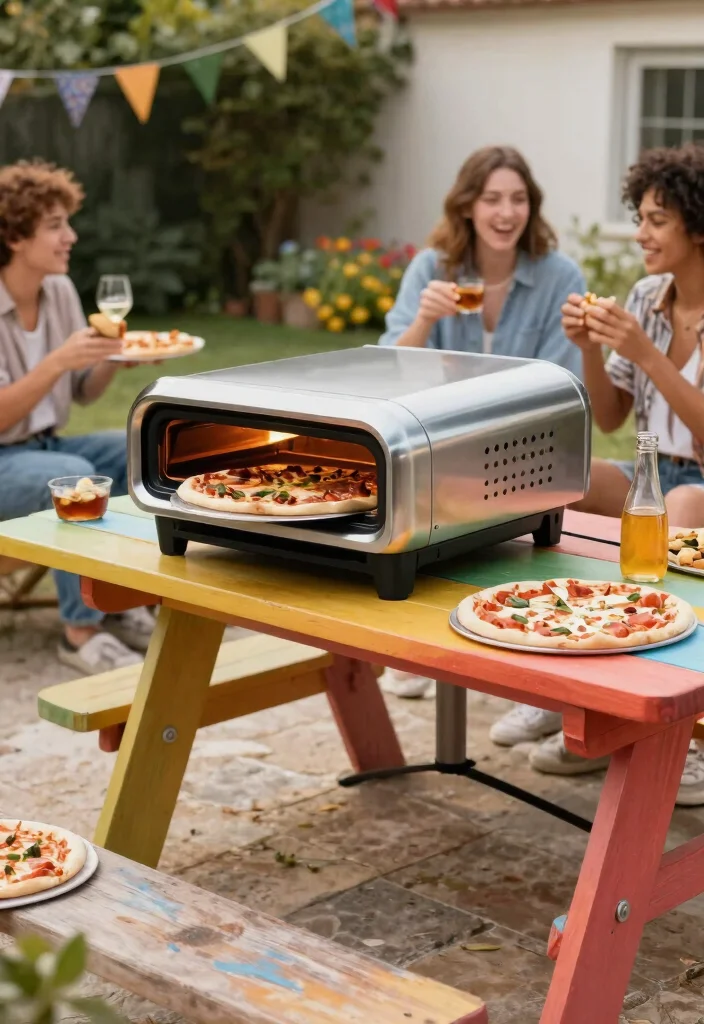 12 Outdoor Pizza Oven Ideas That Don't Require a Built-In Setup - 8. Electric Pizza Oven for Quick Meals 1