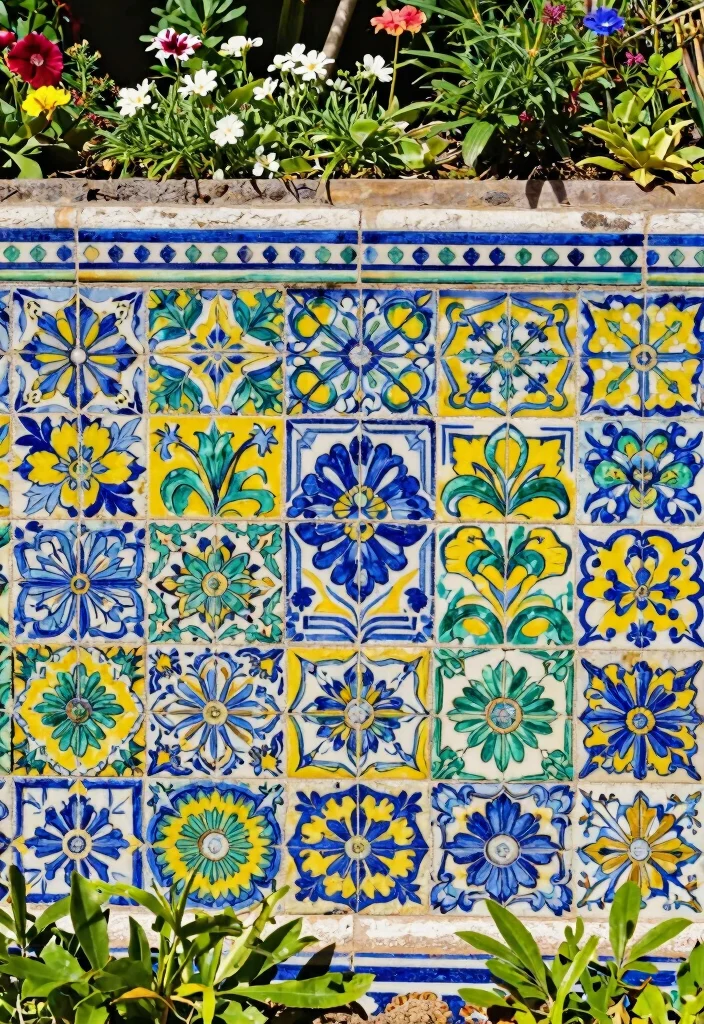 12 Outdoor Wall Art Ideas That Won't Fade or Rust in Direct Sun - 1. Vibrant Ceramic Tile Mosaics 1
