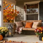 12 Thanksgiving Porch Decorations That Survive Wind
