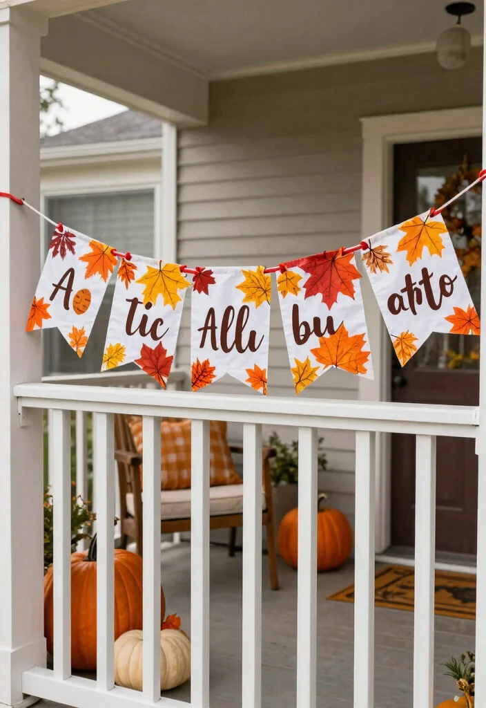 12 Thanksgiving Porch Decorations That Survive Wind - 9. Reusable Fall Banners 1