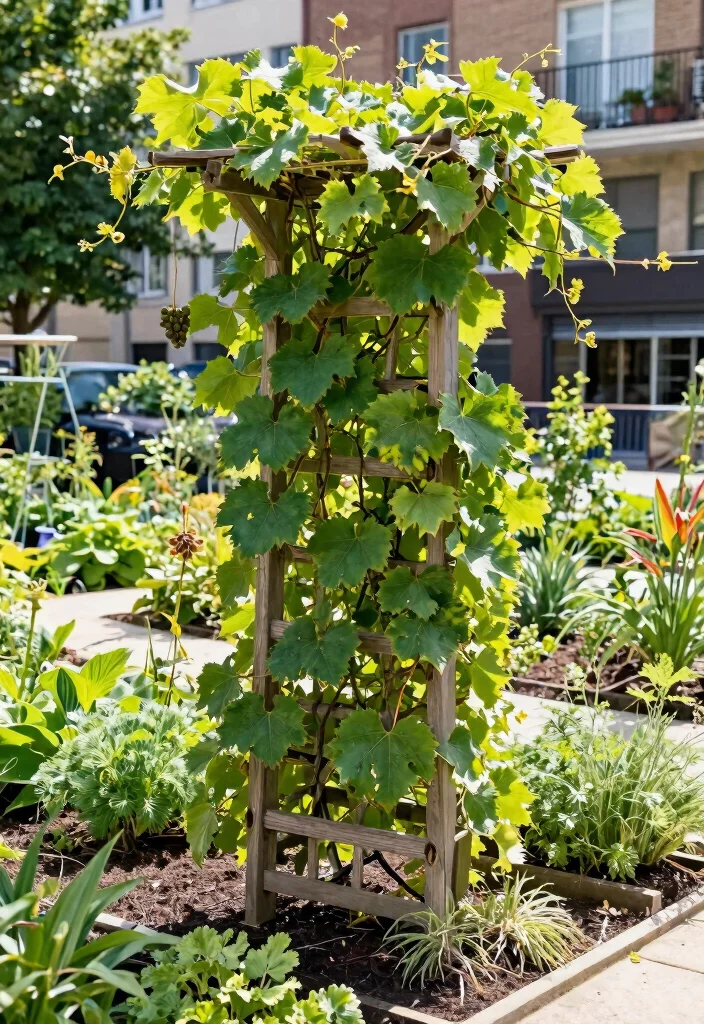 12 Trellis Ideas for Privacy Climbing Vines That Block Neighbors - 10. Freestanding Trellis 1