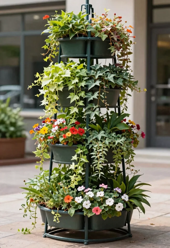 12 Trellis Ideas for Privacy Climbing Vines That Block Neighbors - 5. Vertical Planter Trellis 1