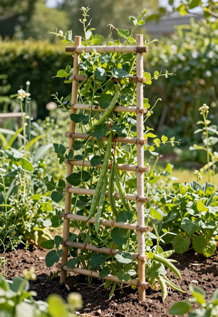 12 Trellis Ideas for Privacy Climbing Vines That Block Neighbors - 8. Biodegradable Trellis 1