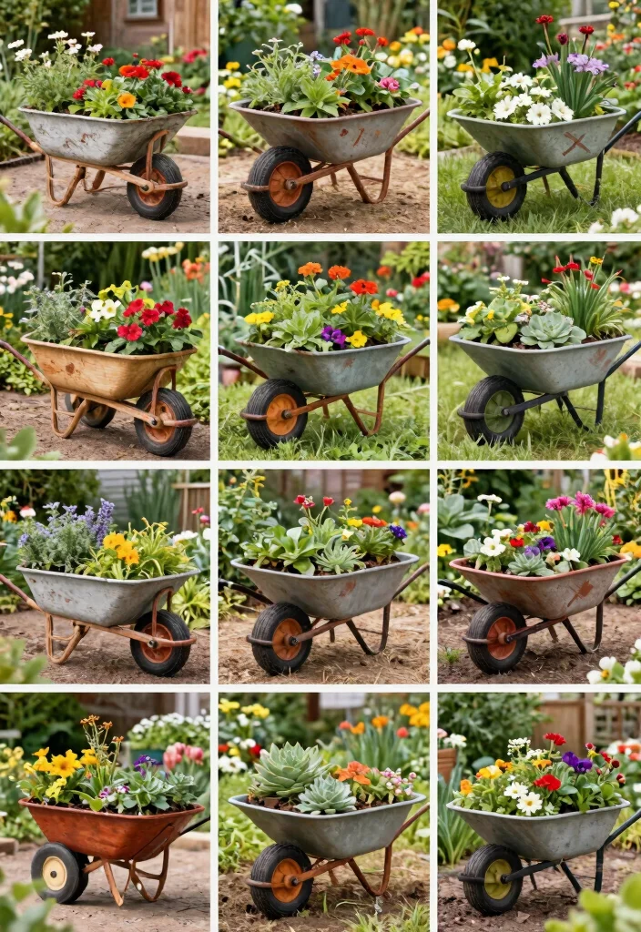 12 Wheelbarrow Planter Ideas That Drain Well and Don't Rust Out - Conclusion 1